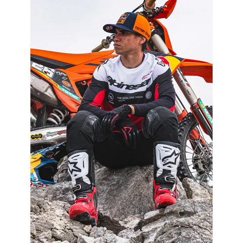 Botas Alpinestars Tech 10 Enduro, Bright Red/Black/White