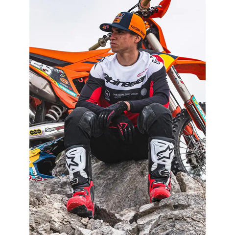 Botas Alpinestars Tech 10 Enduro, Bright Red/Black/White