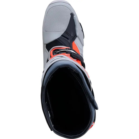 Botas Alpinestars Tech 10 Enduro Gray/Dark Gray/Fluorescent Red