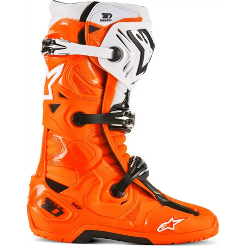 Botas Alpinestars Tech 10 Enduro, Orange Fluo/Black/White