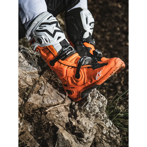 Botas Alpinestars Tech 10 Enduro, Orange Fluo/Black/White