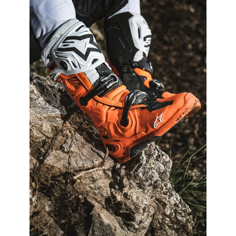 Botas Alpinestars Tech 10 Enduro, Orange Fluo/Black/White