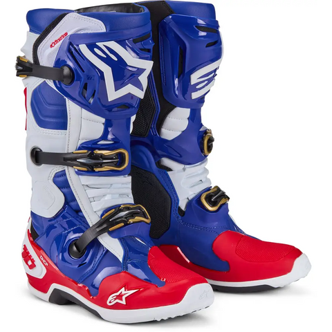 Botas Alpinestars Tech 10 LE Union Red/Dark Blue/White