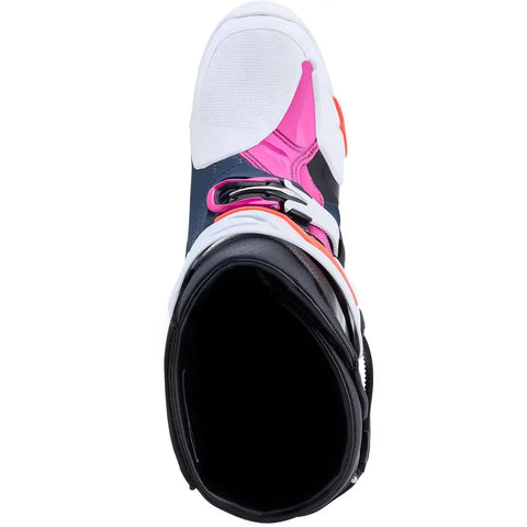 Botas Alpinestars Tech 10 Supervented Dark Blue/White/Black/Fuchsia