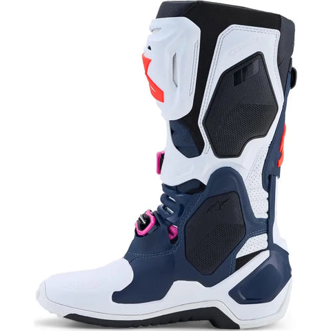 Botas Alpinestars Tech 10 Supervented Dark Blue/White/Black/Fuchsia