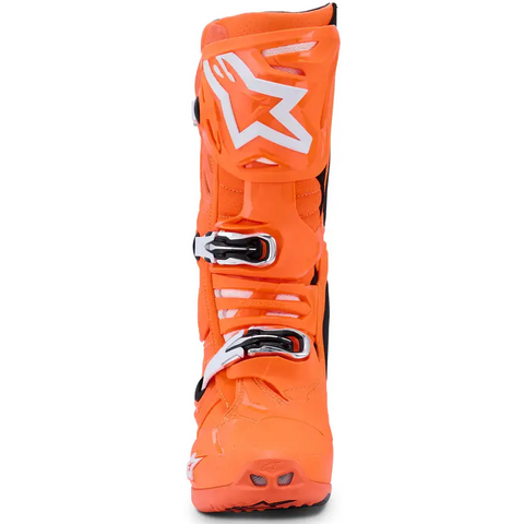 Botas Alpinestars Tech 10 Supervented Orange Fluo/Black/White