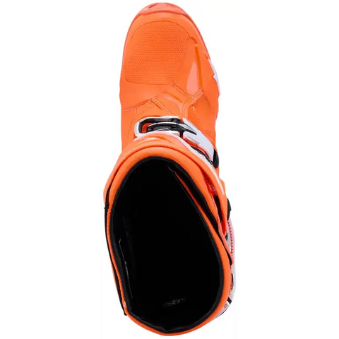Botas Alpinestars Tech 10 Supervented Orange Fluo/Black/White