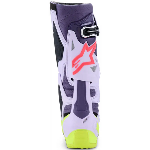 Botas Alpinestars Tech 10 Supervented Purple/Yellow Fluo/Diva Pink
