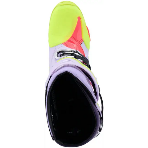 Botas Alpinestars Tech 10 Supervented Purple/Yellow Fluo/Diva Pink