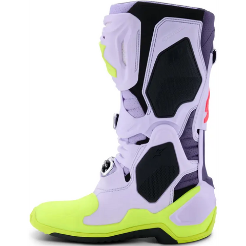 Botas Alpinestars Tech 10 Supervented Purple/Yellow Fluo/Diva Pink