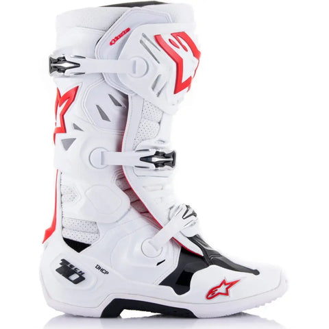 Botas Alpinestars Tech 10 Supervented White/Bright Red