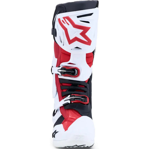 Botas Alpinestars Tech 10 White/Black/Bright Red