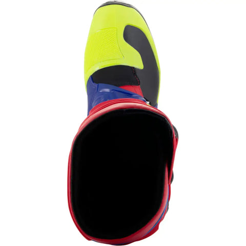 Botas Alpinestars Tech 3 Bright Red/Dark Blue/Yellow Fluo
