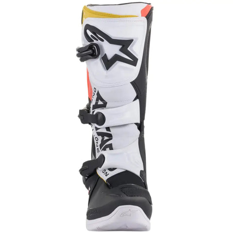 Botas Alpinestars Tech 3 White/Black/Red/Fluo Yellow