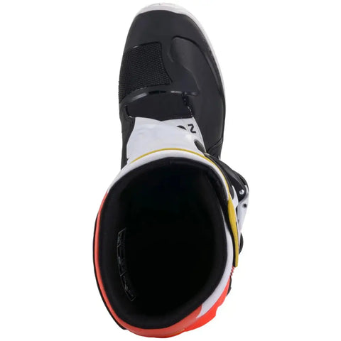 Botas Alpinestars Tech 3 White/Black/Red/Fluo Yellow
