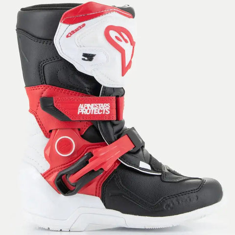 Botas Alpinestars Tech 3S Kids para Niño White/Black/Bright Red