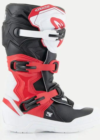 Botas Alpinestars Tech 3S Youth para Niño White/Black/Bright Red