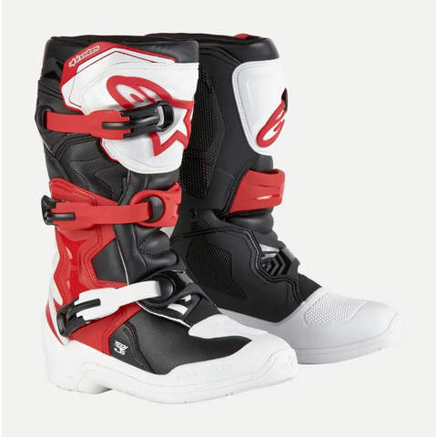Botas Alpinestars Tech 3S Youth para Niño White/Black/Bright Red