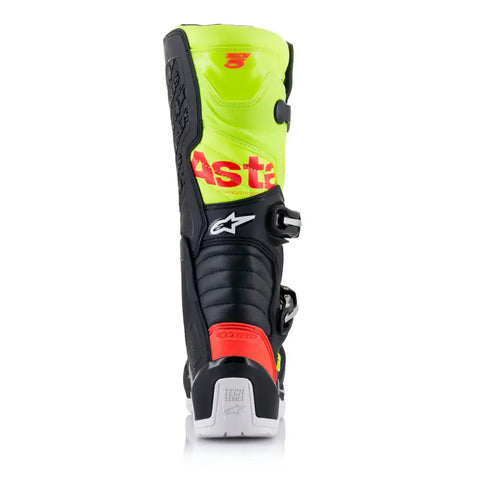 Botas Alpinestars Tech 5 Black/Red Fluo/Yellow Fluo