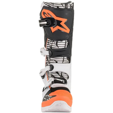 Botas Alpinestars Tech 5 White/Black/Orange Fluo