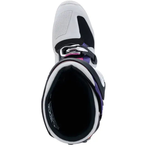 Botas Alpinestars Tech 7 Black/Light Gray/Orange Fluo/Magenta