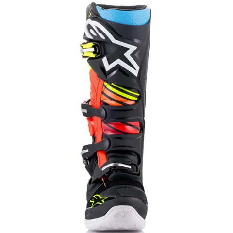 Botas Alpinestars Tech 7 Black/Fluo Yellow/Fluo Red