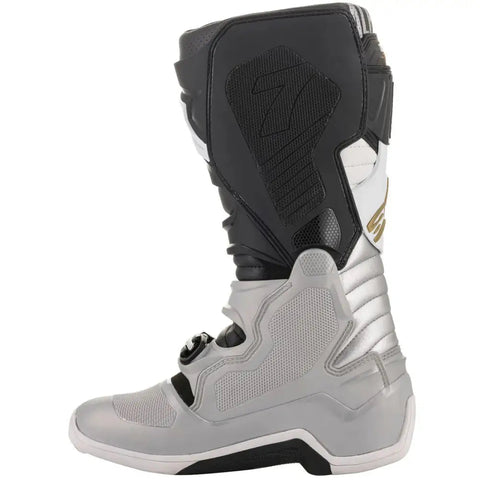 Botas Alpinestars Tech 7 Black/Silver/White/Gold