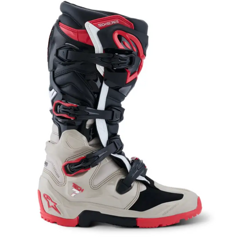 Botas Alpinestars Tech 7 Enduro Black/Light Gray/Bright Red