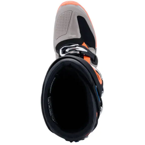 Botas Alpinestars Tech 7 Enduro Black/Warm Gray/Orange Fluo