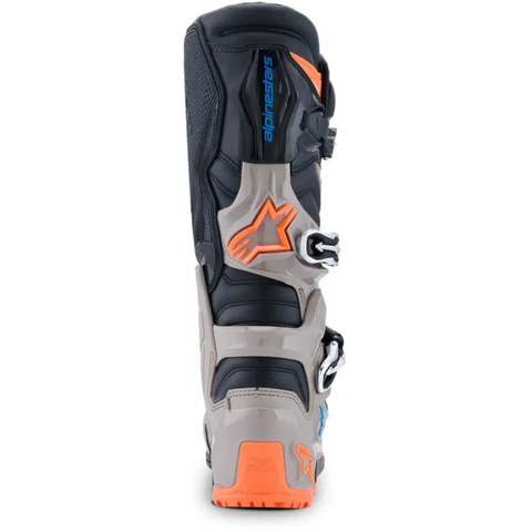 Botas Alpinestars Tech 7 Enduro Black/Warm Gray/Orange Fluo