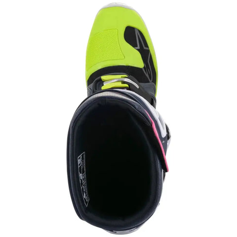 Botas Alpinestars Tech 7 Grey/Pink/Hi-Viz Yellow
