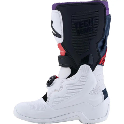 Botas Alpinestars Tech 7 Purple/Blue/Fluorescent Red/White