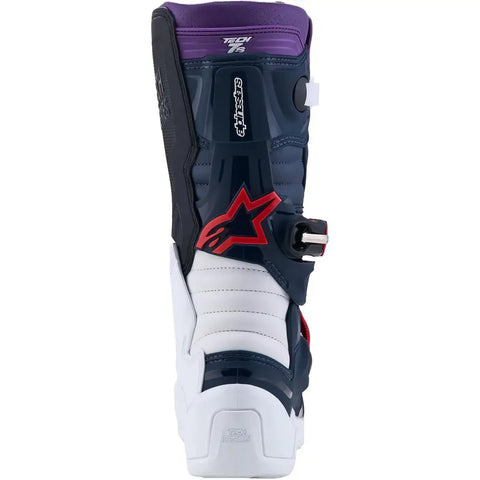 Botas Alpinestars Tech 7 Purple/Blue/Fluorescent Red/White