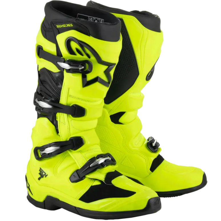 Botas Alpinestars Tech 7 Yellow Fluo/Black