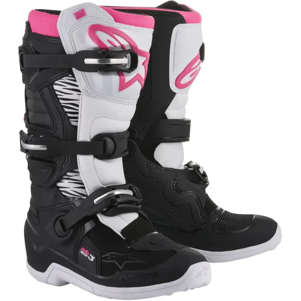 Botas de Mujer Alpinestars Stella Tech 3 Black/White/Pink