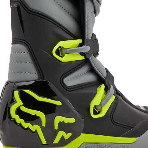 Botas Fox Racing Comp Grey/Yellow