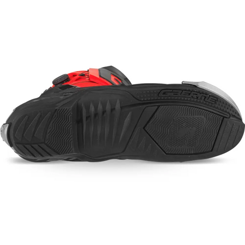 Botas Gaerne GP1 LS, Black/Fluo Red