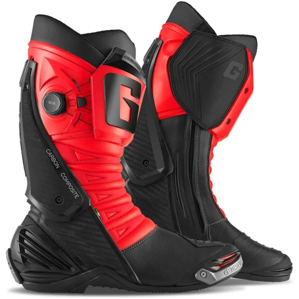 Botas Gaerne GP1 LS, Black/Fluo Red