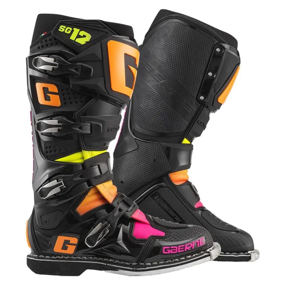 Botas Gaerne SG-12 LE Black/Orange/Pink