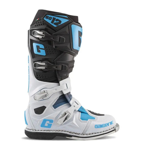 Botas Gaerne SG-12 LE Black/White/Carolina Blue