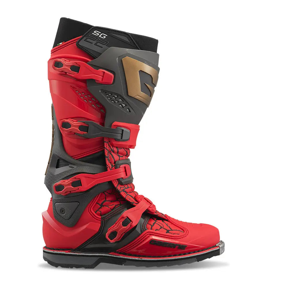 Botas Gaerne SG-22 LE Magma MJK Red/Black/Gold