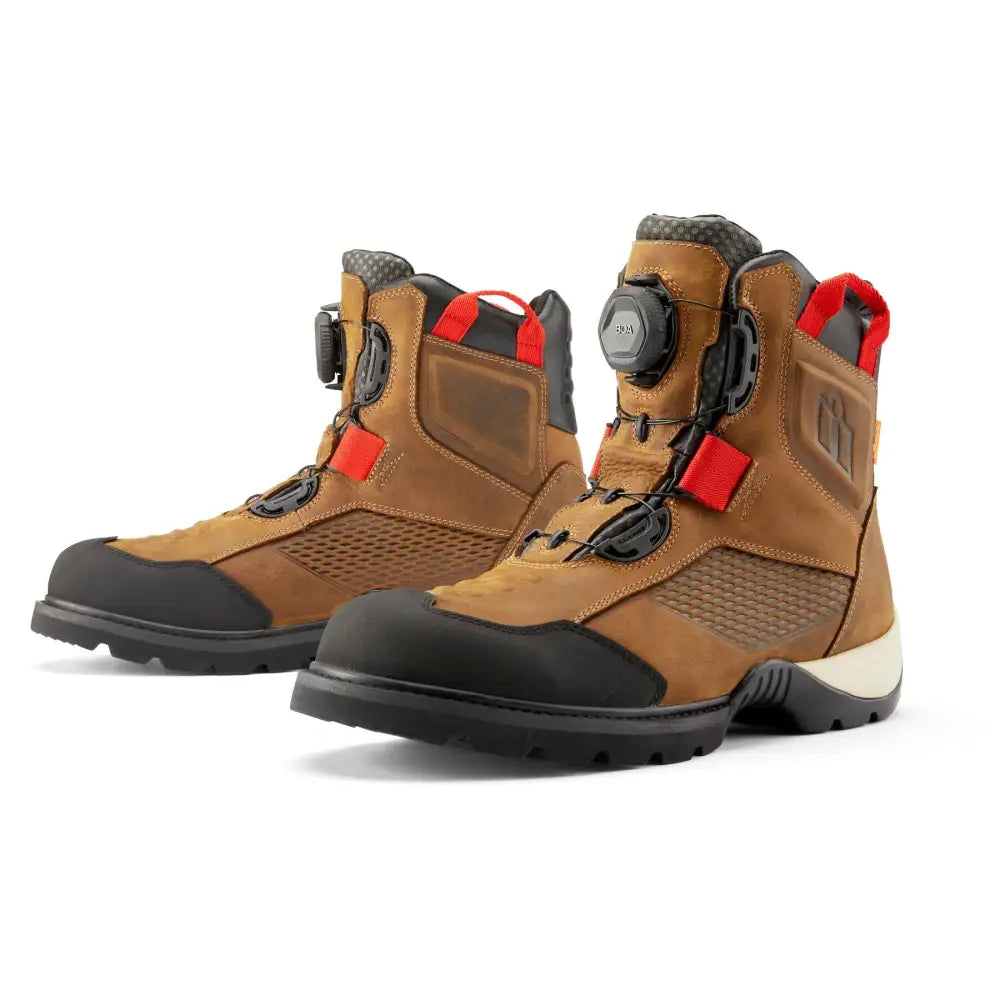 Botas Icon Stormhawk Impermeables Brown (Talla 10.5 US)