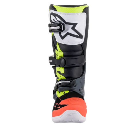 Botas para Niño Alpinestars Tech 7S Dark Gray/Red flourescent/Yellow