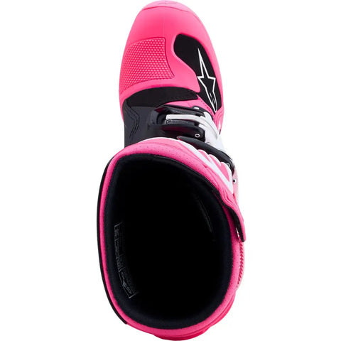 Botas para Niño Alpinestars Tech 7S Fluorescent Pink/Black/White