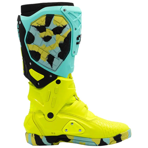Botas Sidi Crossair-X Mint/Fluo Yellow