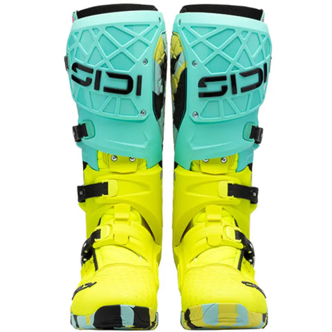 Botas Sidi Crossair-X Mint/Fluo Yellow