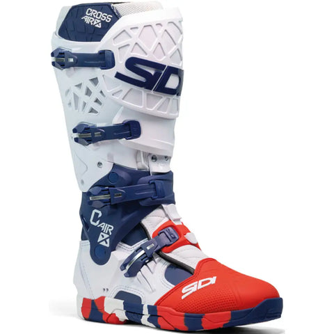 Botas Sidi Crossair-X White/Navy/Red