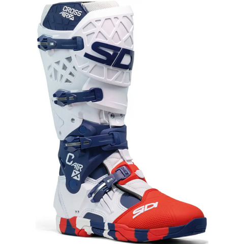 Botas Sidi Crossair-X White/Navy/Red