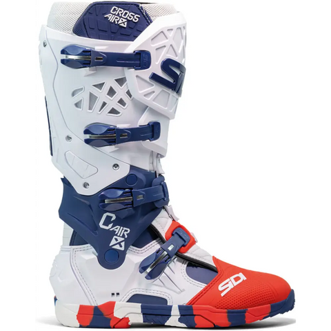 Botas Sidi Crossair-X White/Navy/Red