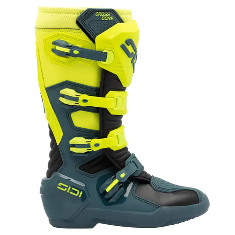Botas Sidi Crosscore Petrol/Yellow Fluo